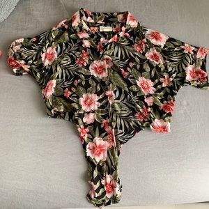 Floral American Eagle Blouse